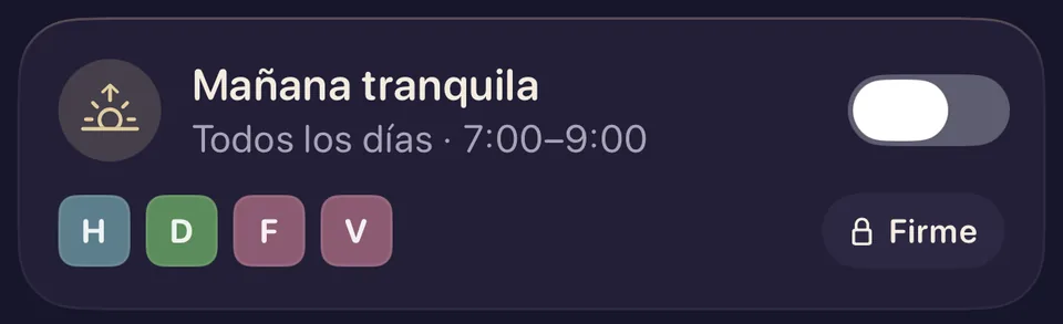El bloqueo Mañana tranquila de Lentu: todos los días, de 7:00 a 9:00, Firme.